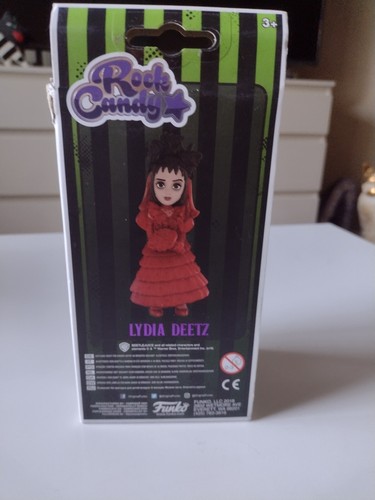Vestido de novia Funko Rock Candy Lydia Deetz rojo Beetlejuice | Nuevo Funko Pop - Imagen 3 de 4