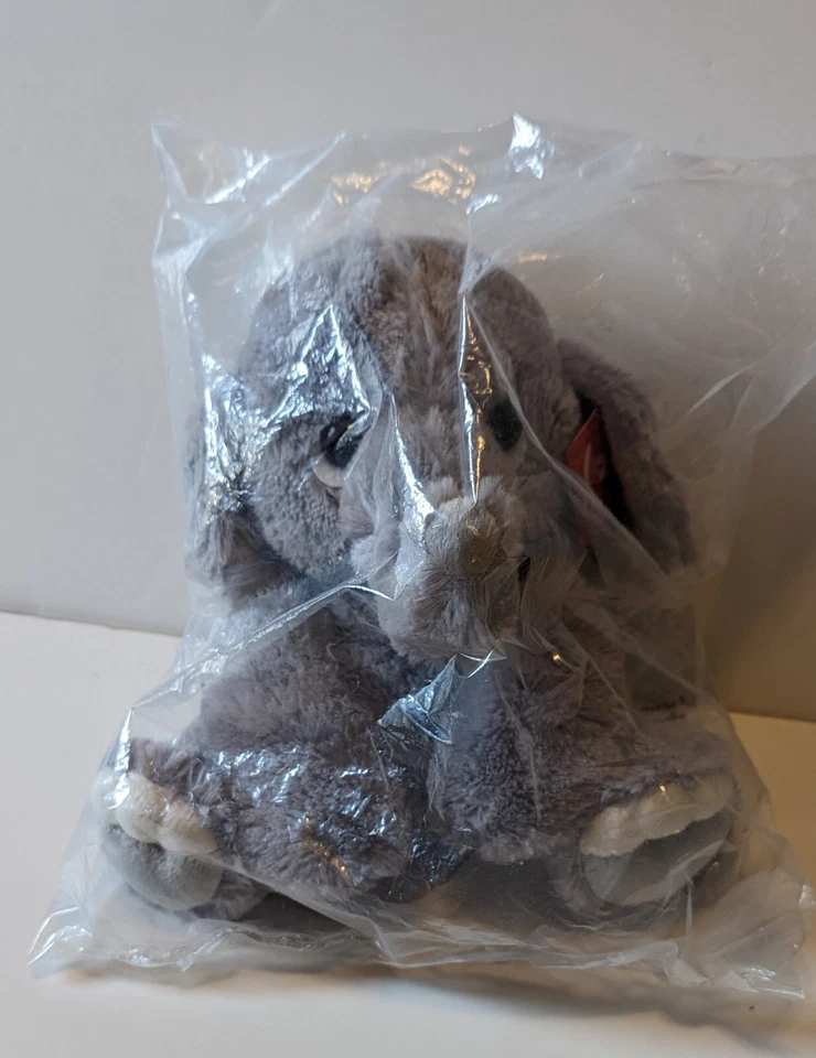 New Aurora ebba Lil' Benny Phant, Elephant 10" Grey Stuffed Animal Plush Toy A3 Foto 2 de 4