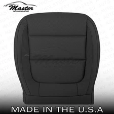 Driver Side Bottom Black Leather Seat Cover Fits Volkswagen Tiguan 2009 - 2017