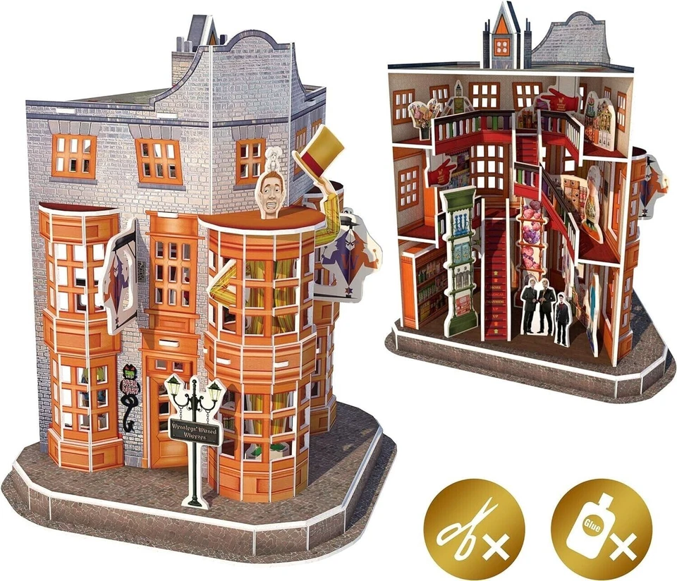 Harry Potter Weasleys' Wizard Wheezes 3D Puzzle 66 Pieces Model Gift - Image 4 of 4
