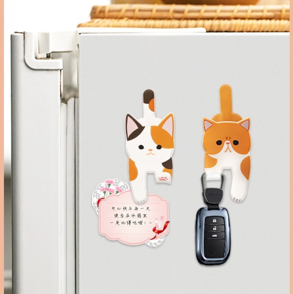 Free Bending Fridge Key Holder with Clip Message