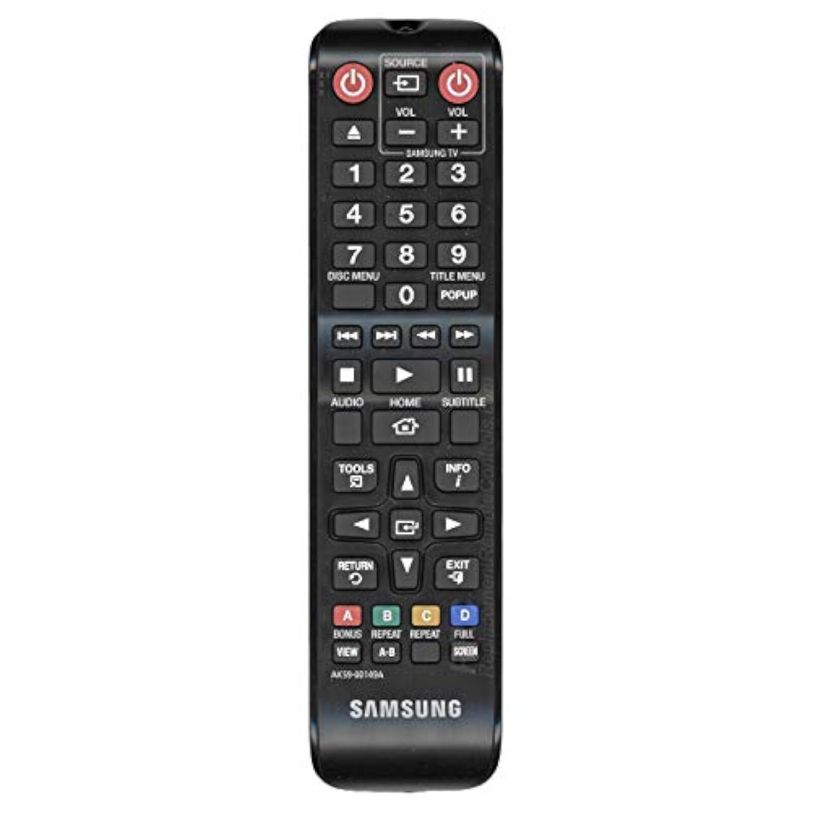 Samsung OEM Original AK59-00149A Blu-Ray Player Remote Control For Samsung