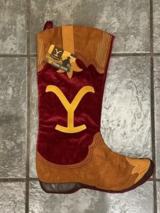 YELLOWSTONE - TV SERIES - CHRISTMAS STOCKING - TAG ATTACHED - MINT CONDITION