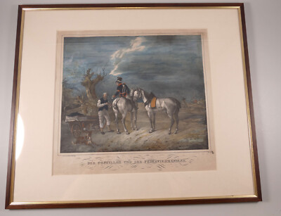 Stich nach einem Gemälde von Albrecht Adam von Grawein Der Postillon