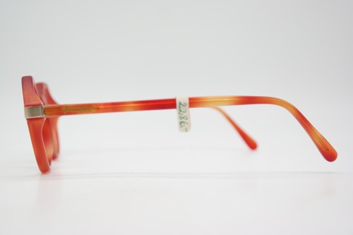 Vintage Brille Brendel 9001 Rot Gold Oval Brillengestell eyeglasses - Imagen 2 de 6