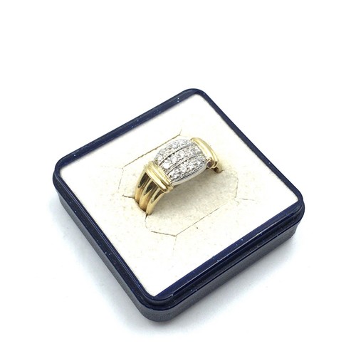 Gold Ring 750 18kt Gelbgold Brillant 0.28ct Diamant Schmuck Diamond 17.8mm / 56 - Bild 8 von 16