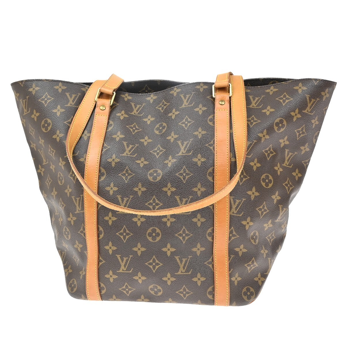 LOUIS VUITTON Monogram Leather Sac Shopping Shoulder Tote Bag BN M51108 72EE691-image
