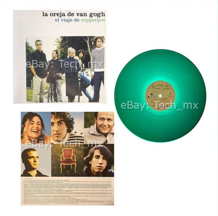 La Oreja De Van Gogh - El Viaje De Copperpot Vinyl LP Color Verde USA Shipping