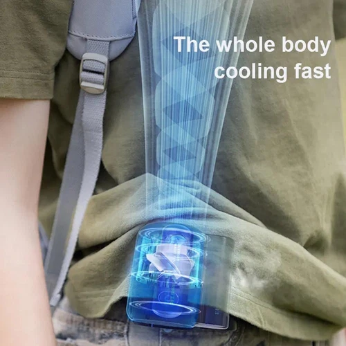 2024 Cool Clip Fan Under Shirt Cool Clip Waist Fan Clip-On Portable Air Cooler - Bild 6 von 23