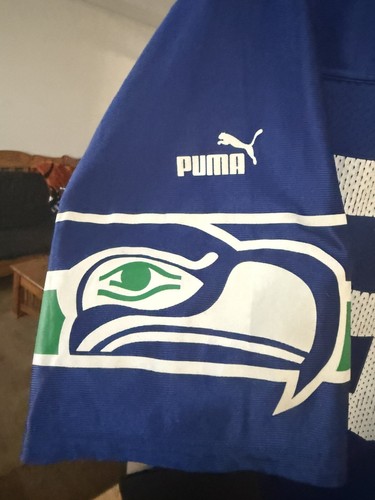 Vintage Puma Seattle Seahawks #37 Shaun Alexander Jersey Size Men’s Large RARE - Picture 6 of 11