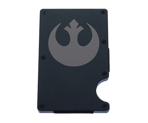 Star Wars Rebel RFID-blockierend Metall vegane Geldbörse Geldklammer Kreditkartenhalter - Bild 6 von 19