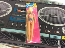 Vintage DDI Diana 11 1/2" Fashion Doll In Flower Swimsuit Sealed! See Pics!