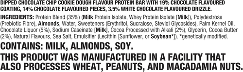 Quest Nutrition Dipped Chocolate Chip Cookie Dough Protein Bars, High Protein... - Picture 9 of 12
