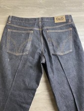Dolce & Gabbana D&G baggy GREY Jeans Denim Pants Large Mens SZ 40 Eur 54