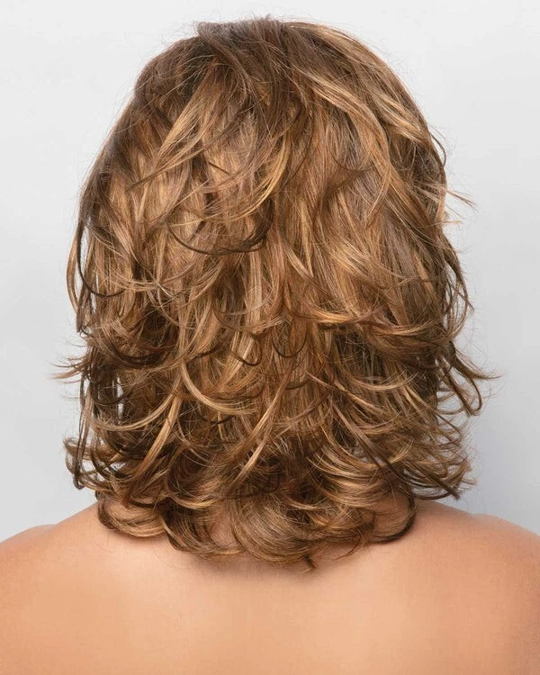 Peluca René de París India en marrón peine miel, alta moda, ¡OFERTA FINAL! Foto 3 de 4