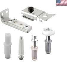 Bi-Fold Door Hardware Repair Kit Includes Top and Bottom Brackets, Top and Bo...