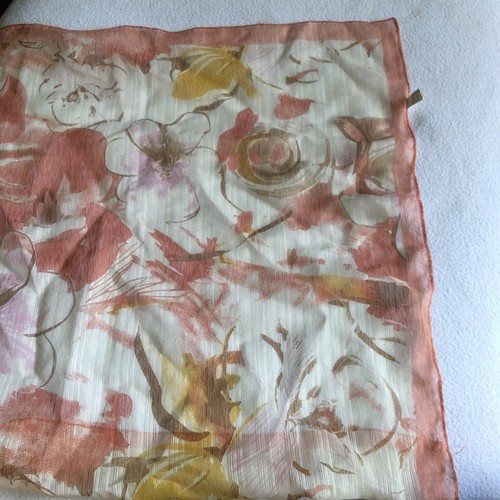 22 Zoll Polyester Bandana Schal rosa Blumen - Bild 5 von 5