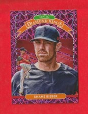 2020 DONRUSS OPTIC DIAMOND KING PINK VELOCITY SHANE BIEBER #d /199 GUARDIANS