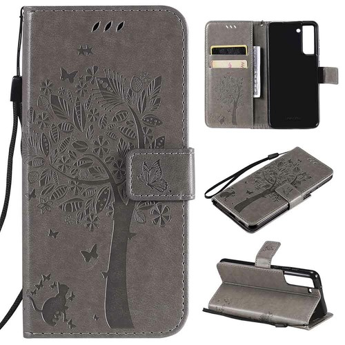 For Samsung S21 FE S20 S10 S9 S8 Plus S7 Wallet Card Holder Leather Case Cover - Picture 8 of 49