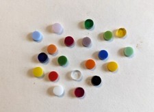 1/4" Precut Stained Glass Circles for Fusing  Mosaic - Coe 96 - Fusible