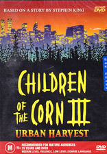 CHILDREN of the CORN 3 DVD Urban Harvest - Stephen KING Horror Movie - FREE POST