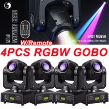 4PCS 150W LED Moving Head Light WLED Gobo Beam Stage DJ Disco Show DMX Spot