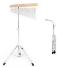 Bar Chimes Single-Row Wind Chime 36-Tone w/ Tripod Stand Percussion Instrument