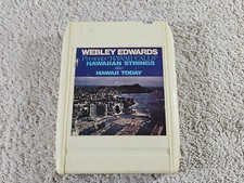 Webley Edwards- Hawaii Calls 8-Track Tape. Pro serviced. Please Read