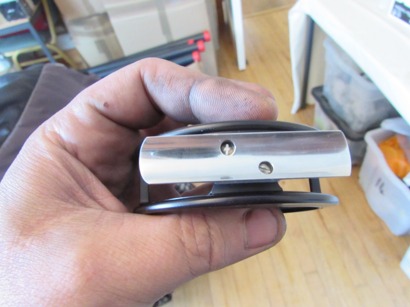 A1 unused Hardy Alnwick ultralite disc 6 trout fly fishing reel 3.25" + pouch