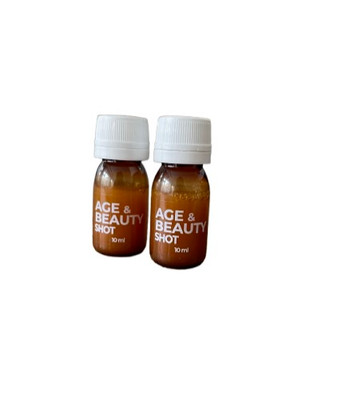 ACORUS BALANCE Age & Beauty Shots Lösung zum Einnehmen 2 x 10ml Q10 Grüntee Orange