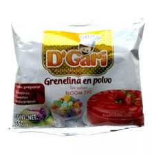 D'Gari Powdered Gelatin/ Grenetina en polvo sin sabor 250g/8.81oz