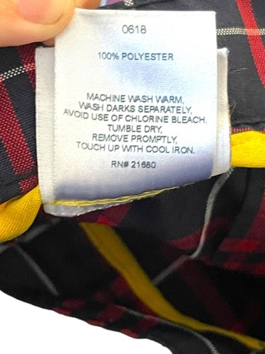 Dennis Uniform J15 Juniors 15 Catholic School Skirt Style 868 Red Navy Plaid - Picture 5 of 5