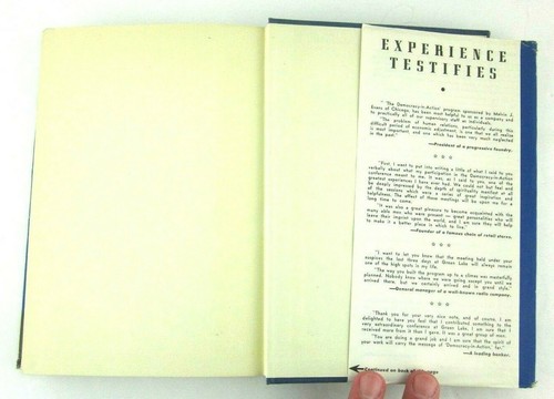 Livre à couverture rigide It Works Melvin J. Evans 2e édition 1946 DJ Human Engineering - Photo 8/12