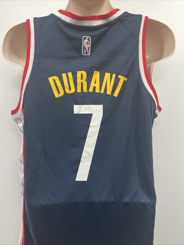 Maglietta Nike NBA 75th Anniversary Basquiat Kevin Durant #7 Brooklyn Nets taglia M - Foto 10 di 13
