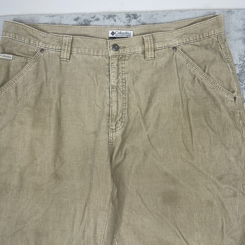Pantalones de Senderismo Columbia Beige Caqui Carpintero Pana 42x29 - Imagen 3 de 11