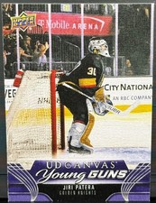 23-24 UD Series 2 Hockey Young Guns Canvas #C226 Jiri Patera - Vegas Rookie RC
