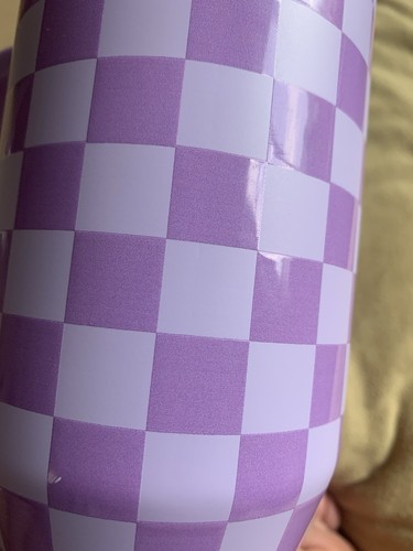 HydroJug Traveler 32oz Lavender Checkers Limited Edition Tasse Neu - Bild 8 von 8