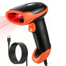 2D Wired Barcode Scanner USB QR Code Handheld Reader Inventory POS Retail PC