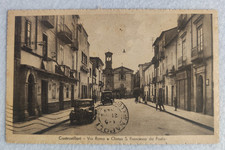 cartolina cosenza castrovillari animata via roma chiesa viaggiata '900 formato p