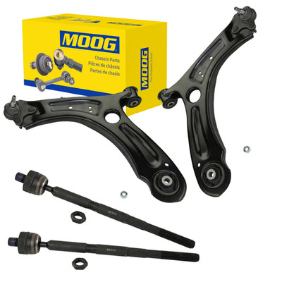 MOOG Control Arms & Tie Rod Ends 4pc Kit Fits 2011-2018 Volkswagen Jetta