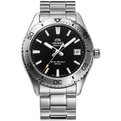 Orient Mako Herrenuhr RA-AC0Q01B30B 39,9mm schwarzes Ziffernblatt Edelstahl 200M
