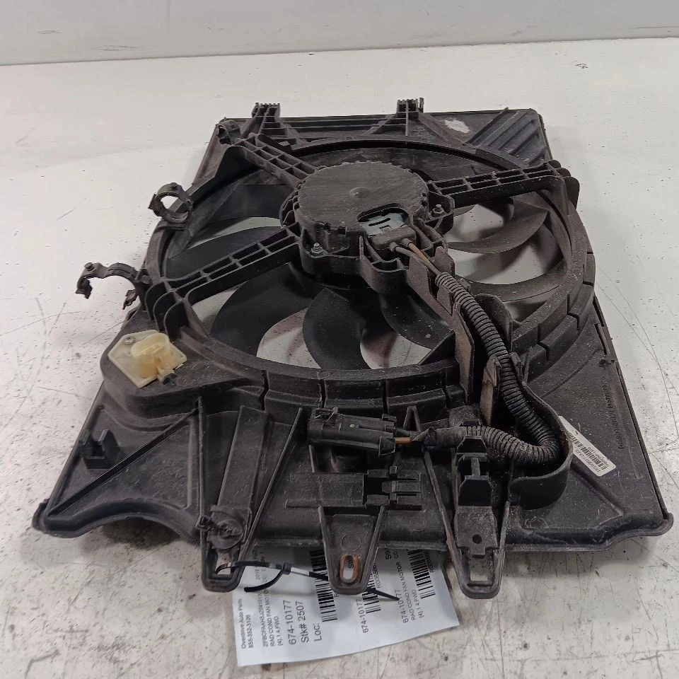 Radiator Cooling Fan Motor Fan 4 Door L Model Fits 18-19 FIAT 500 1.4 - Image 2 of 4