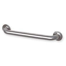 GRAINGER APPROVED 3P920 Grab Bar,SS,Unfinished,18 in L 3P920