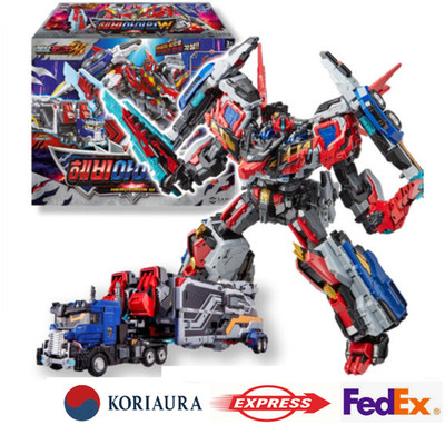 Metal Cardbot W HEAVY IRON W Transforming Robot Trailer Cargo Truck Car 2025
