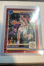 2023-24 Panini Nba Hoops Premium Stock - Ben Sheppard Premium Red Prizm /88 (RC)