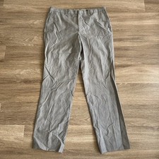 Banana Republic Slim Fit Non Iron Plain Casual Dress Work Pants Gray Men  s 36X34
