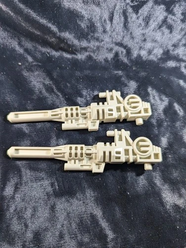Set Of 2 Sixshot Rifle Gun Original 1987 weapon Transformers Autobot G1 Vintage