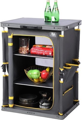 Campingschrank Faltbar Klappschrank Küchenbox Tragbar mit Tragetasche Camping