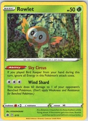 Rowlet 006/072 Shining Fates Common