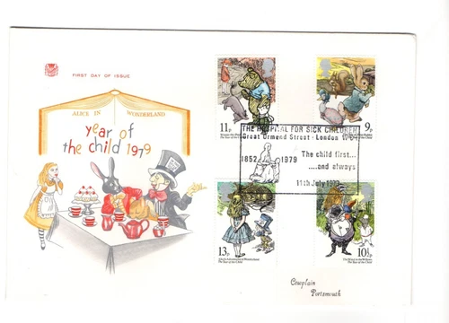 1979 YEAR OF THE CHILD - GREAT ORMOND STREET H/S STUART FDC FROM COLLECTION O56